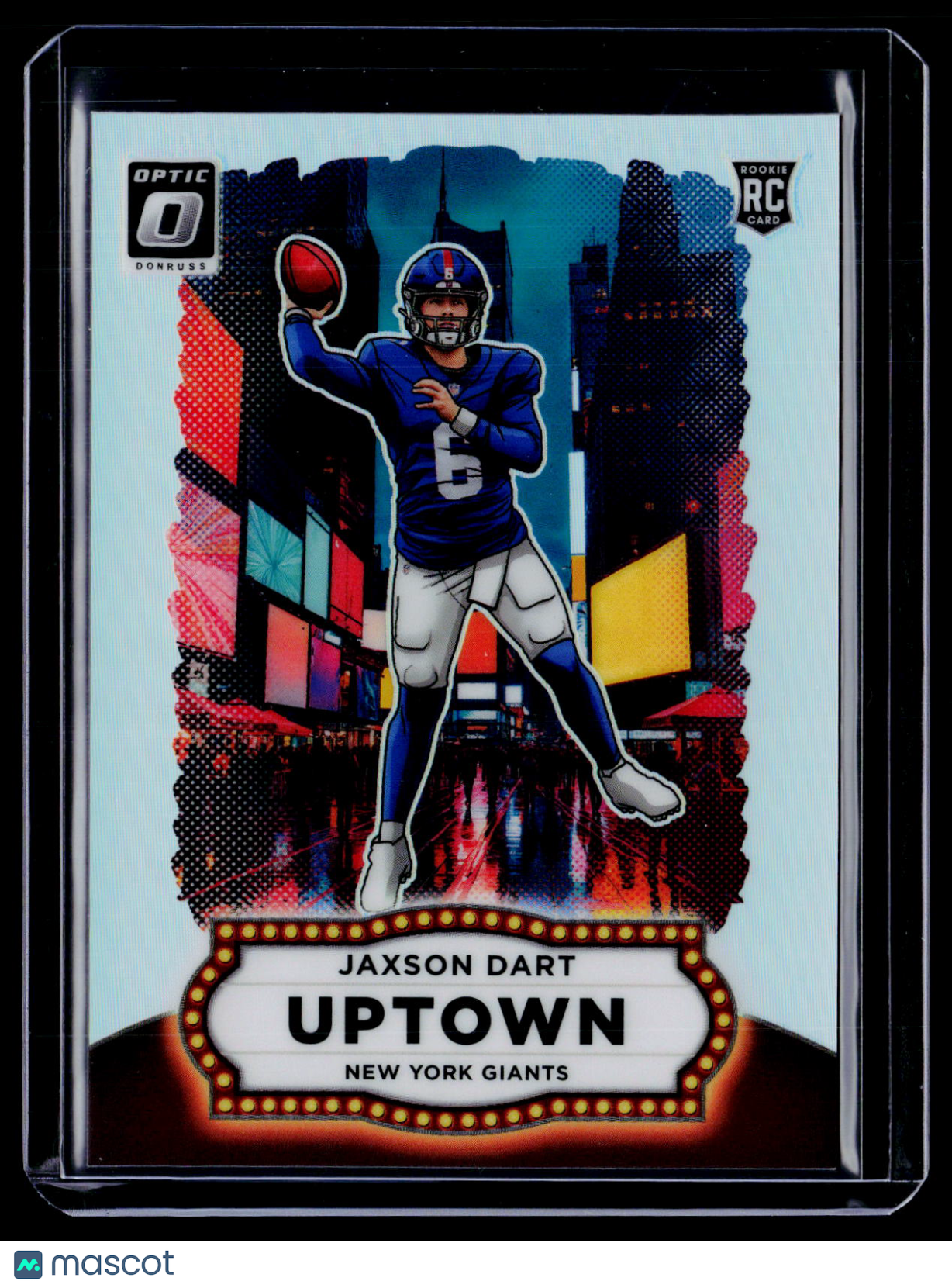 2025 Donruss Optic Jaxson Dart Rookie Uptown Case Hit RC