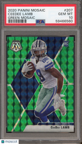 2020 Mosaic CeeDee Lamb Rookie Green Mosaic PSA 10 RC