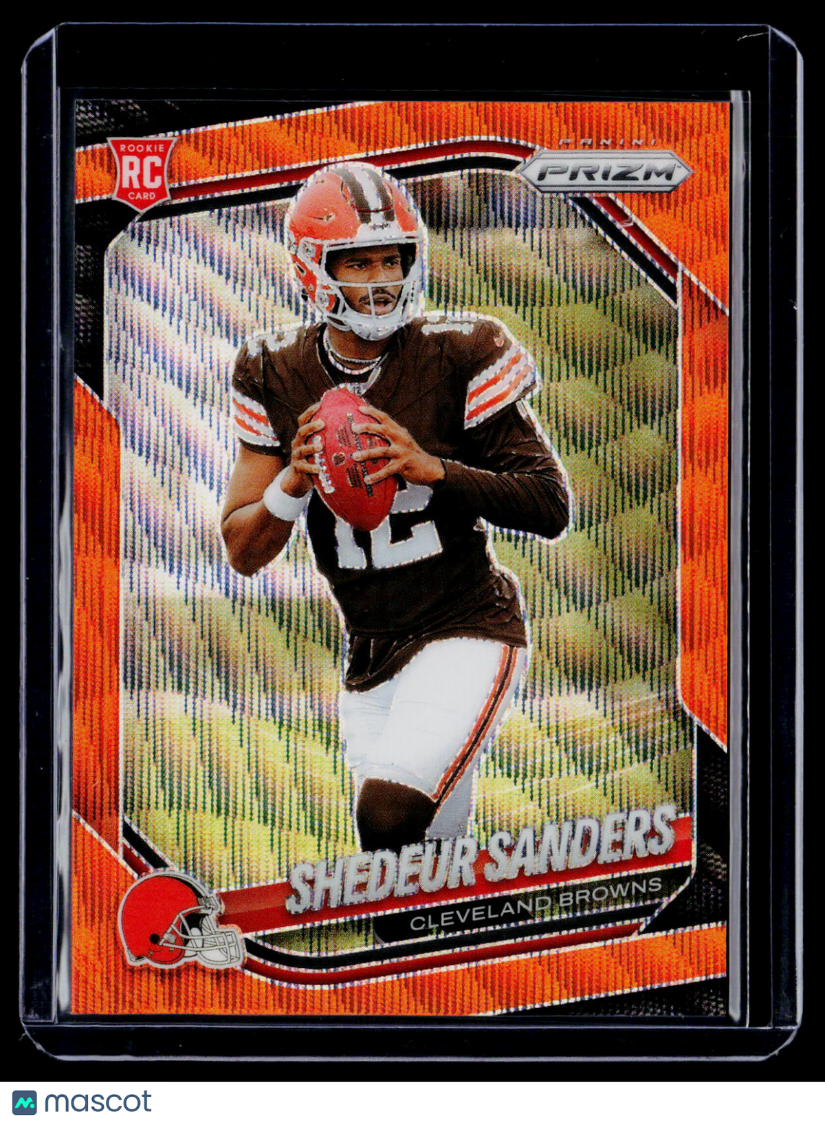2025 Prizm Shedeur Sanders Rookie Orange Wave 11/65 RC
