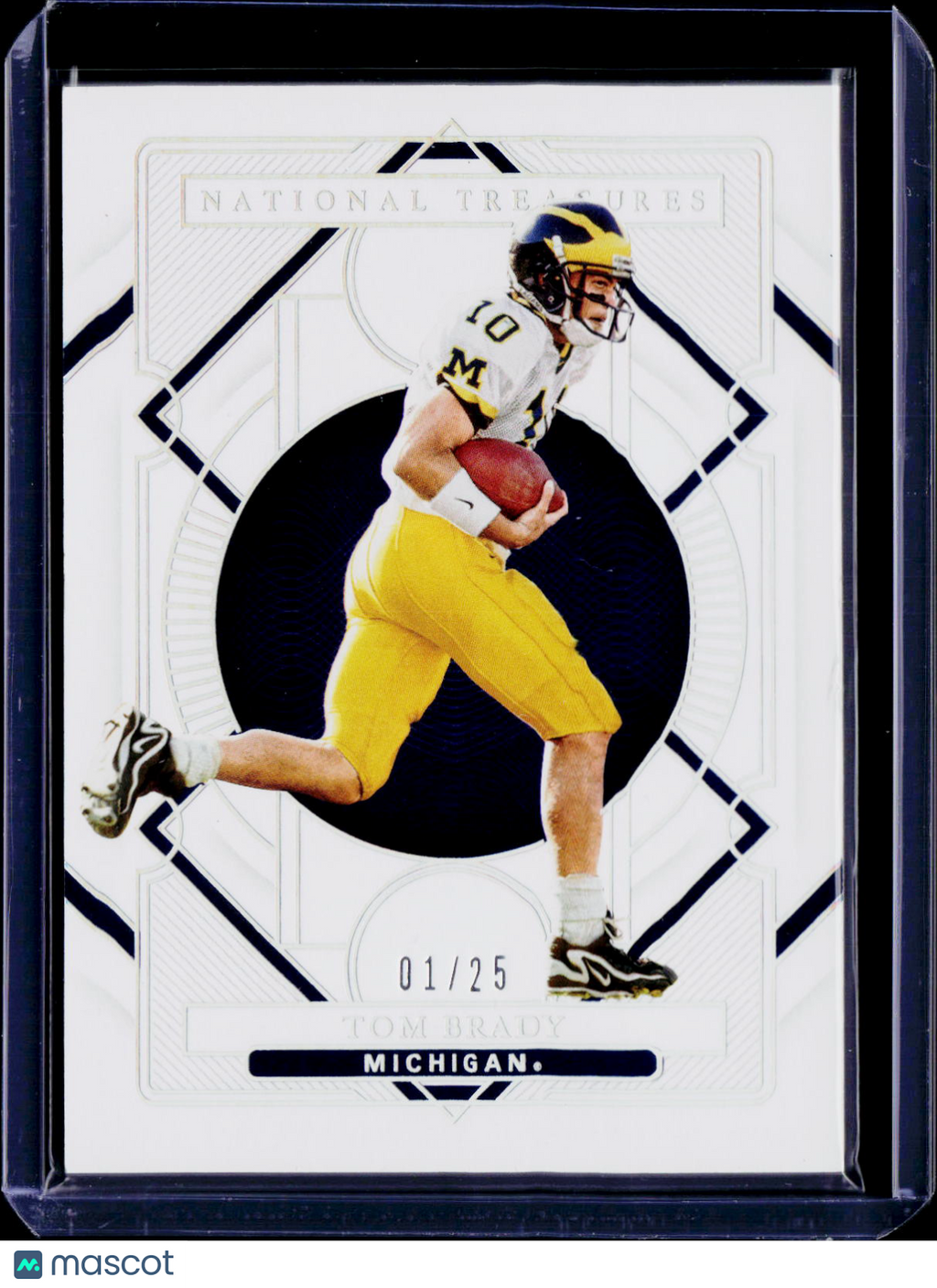 2021 National Treasures Collegiate Tom Brady /25