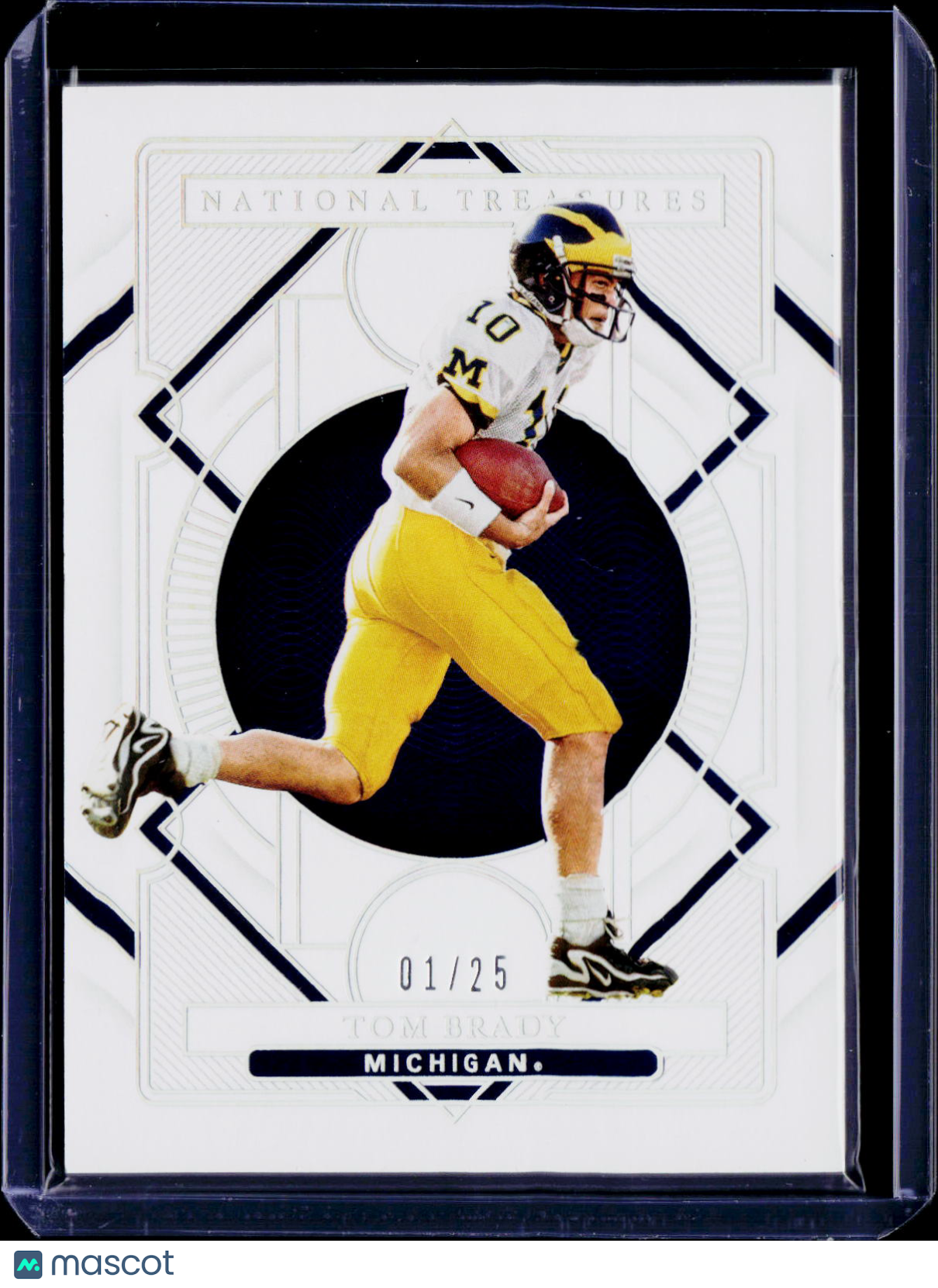 2021 National Treasures Collegiate Tom Brady /25