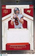 2024 National Treasures Baker Mayfield Framed Fabrics 10/10