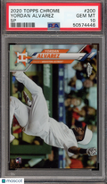 2020 Topps Chrome Yordan Alvarez Rookie SP PSA 10 RC