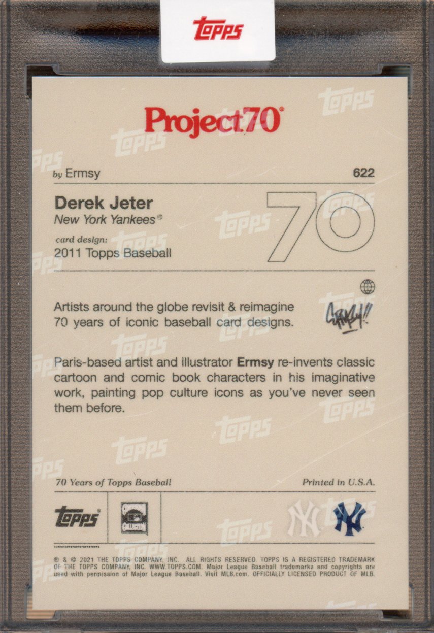 2021 Topps Project 70 Derek Jeter Ermsy 622