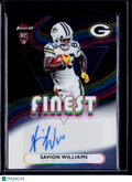 2025 Topps Finest Savion Williams Finest Autographs