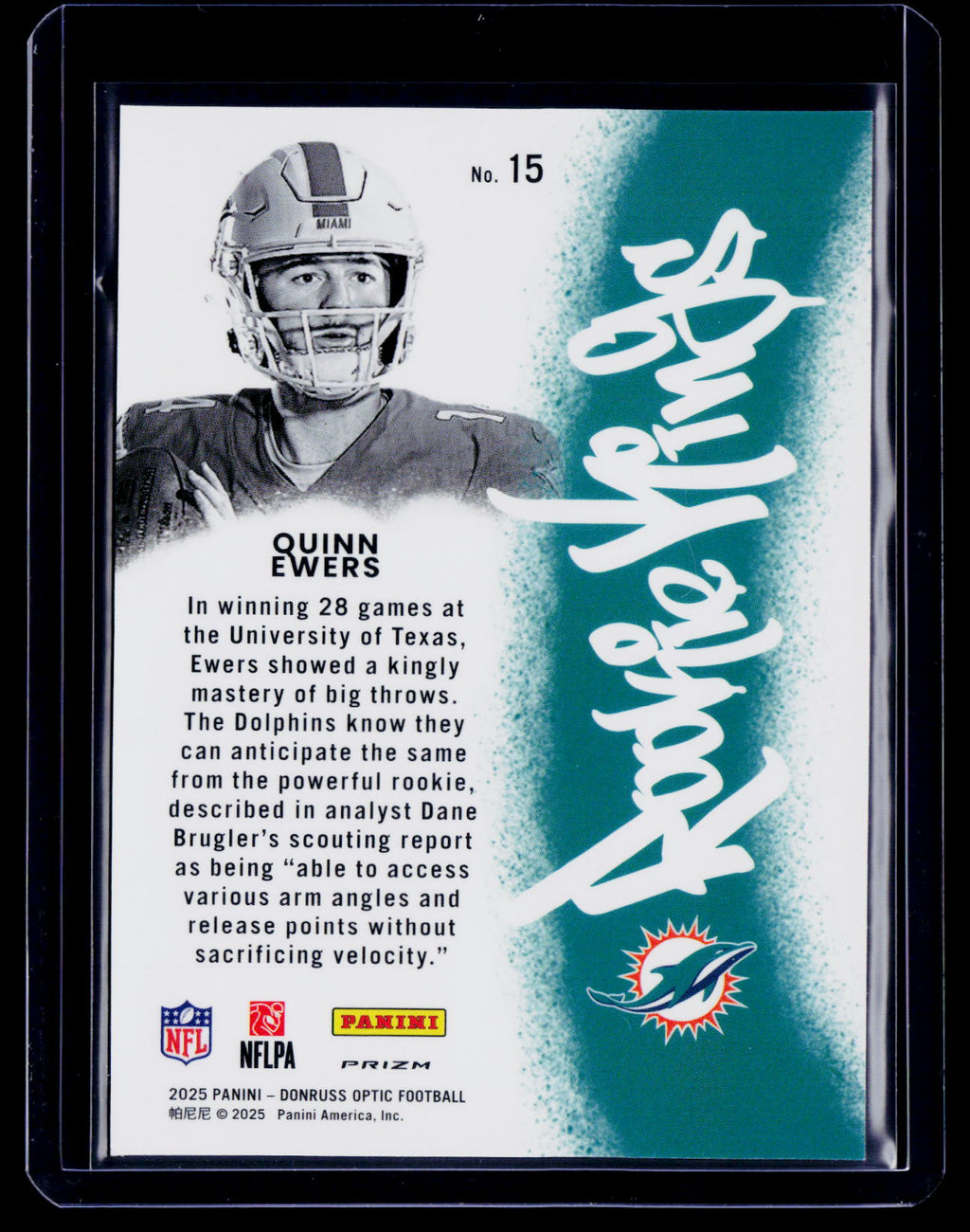 2025 Donruss Optic Quinn Ewers Rookie Kings RC