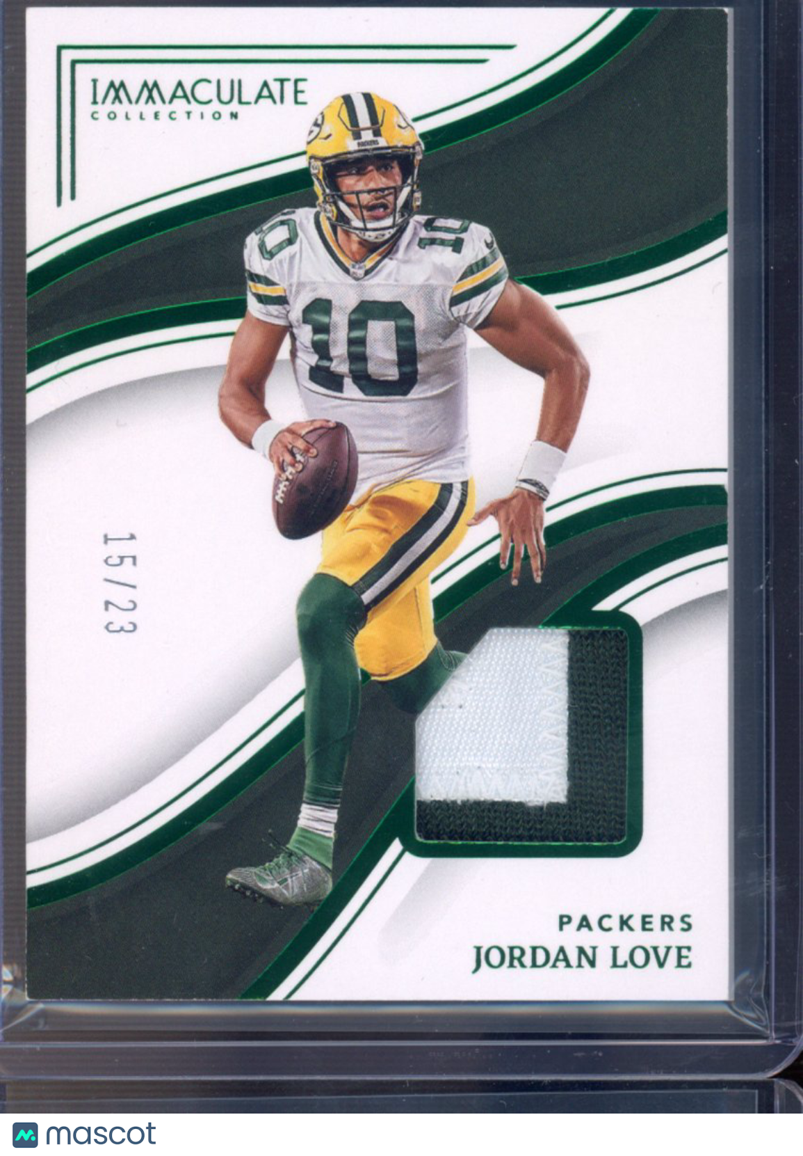 2023 Immaculate Jordan Love Patch 15/23