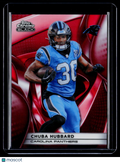 2025 Topps Chrome Black Chuba Hubbard Red Refractor 2/5