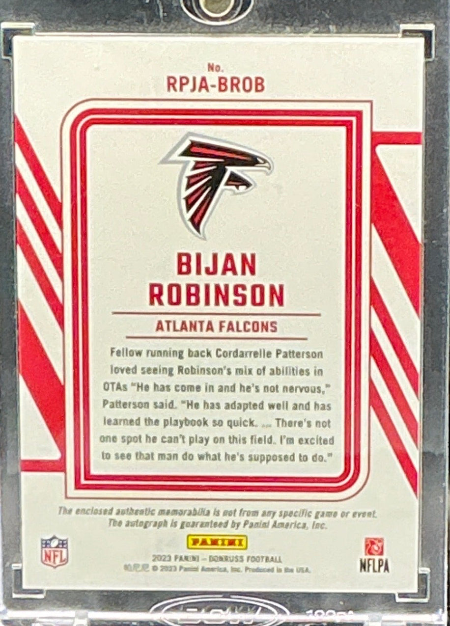 2023 Donruss Bijan Robinson Rookie Phenoms RPA 27/49