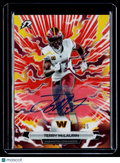 2025 Topps Resurgence Terry McLaurin Orange Surge Auto 23/25