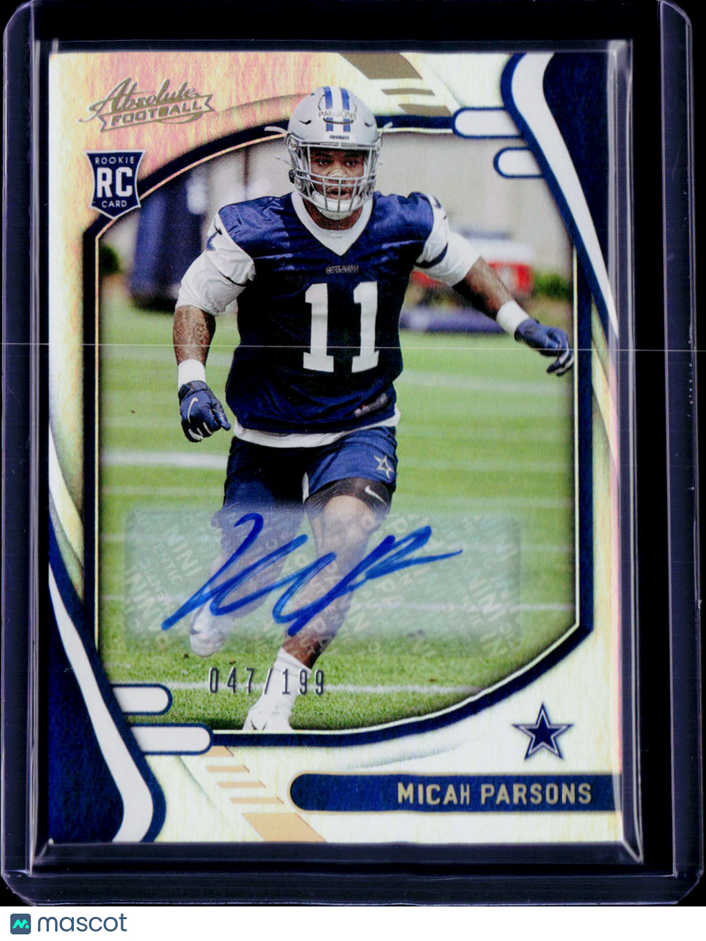 2021 Absolute Micah Parsons Rookie Autograph /199