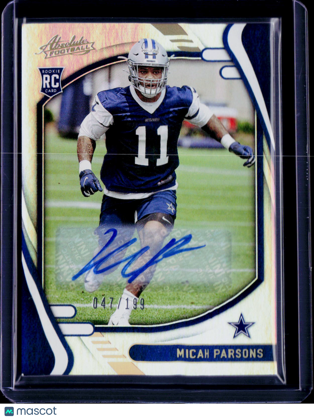 2021 Absolute Micah Parsons Rookie Autograph /199