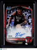 2025-26 Bowman Chrome JT Toppin Orange Reptillian Auto 23/25
