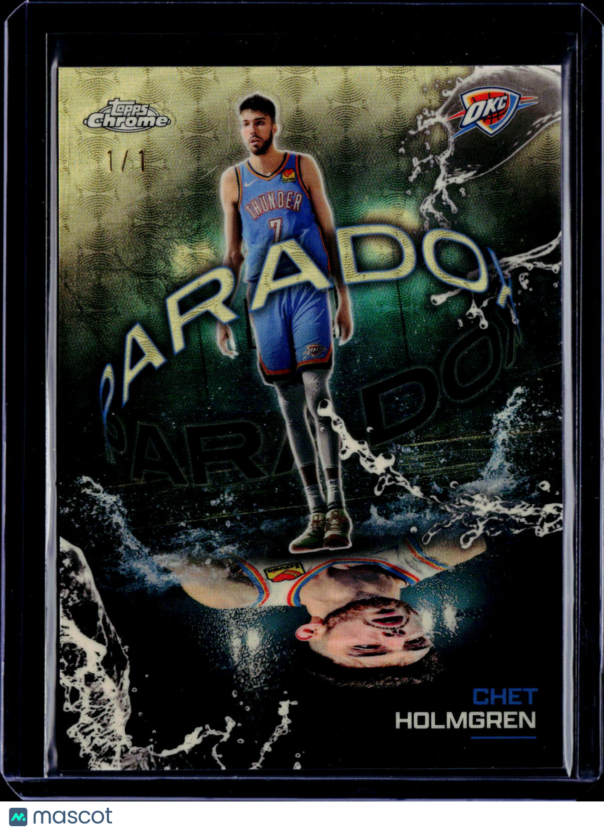 2025 Topps Chrome Chet Holmgren Paradox Superfractor 1/1