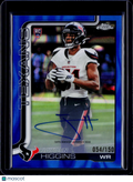 2025 Topps Chrome Jayden Higgins Blue Lava Auto 054/150
