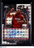 2025-26 Topps Chrome Alonzo Mourning Signature Style Auto
