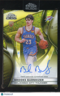 2025 Topps Chrome Black Brooks Barnhizer Rookie Gold Mini Diamond Auto 30/50 RC
