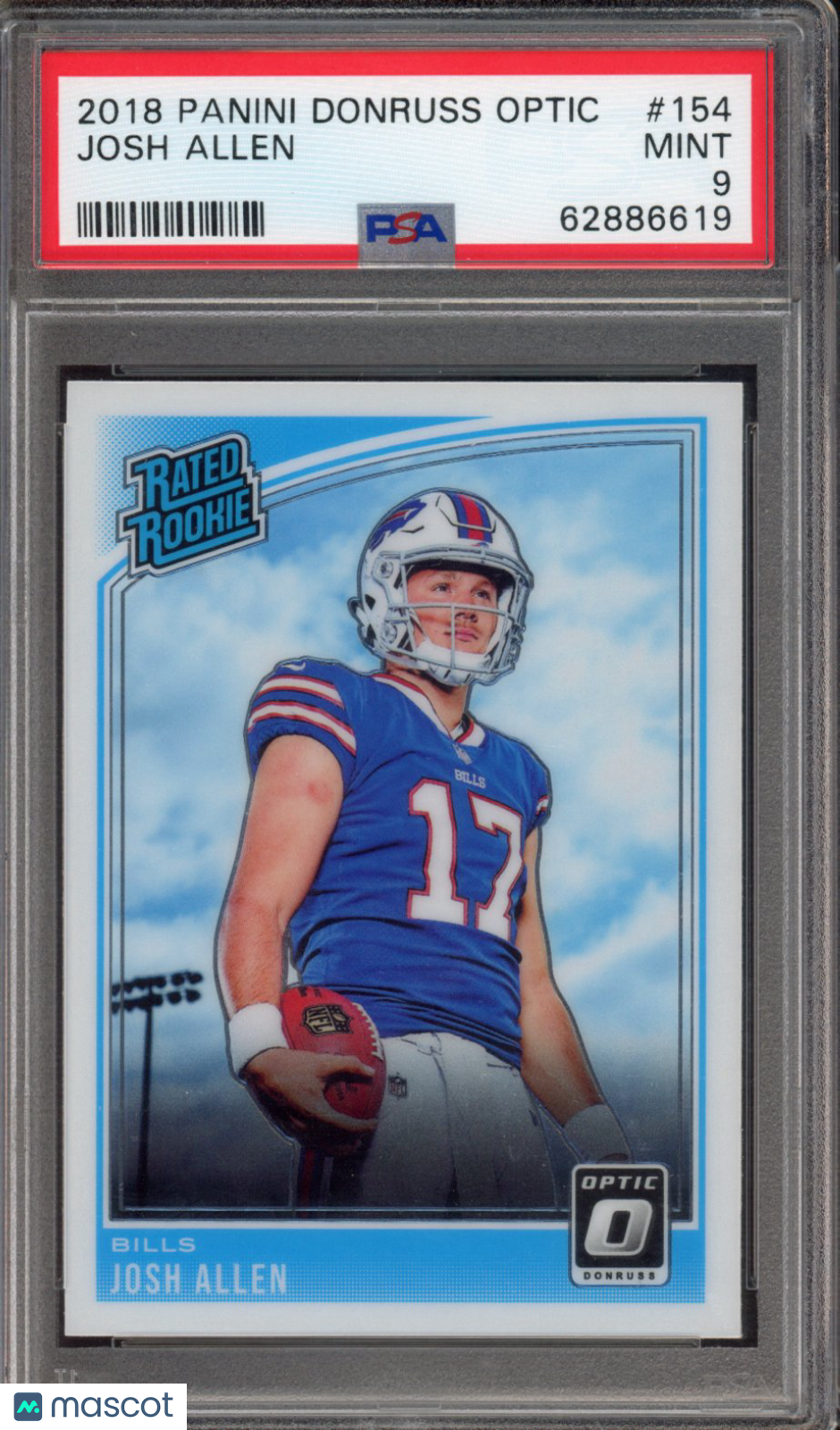 2018  Panini Donruss Optic Josh Allen Rated Rookie PSA 9