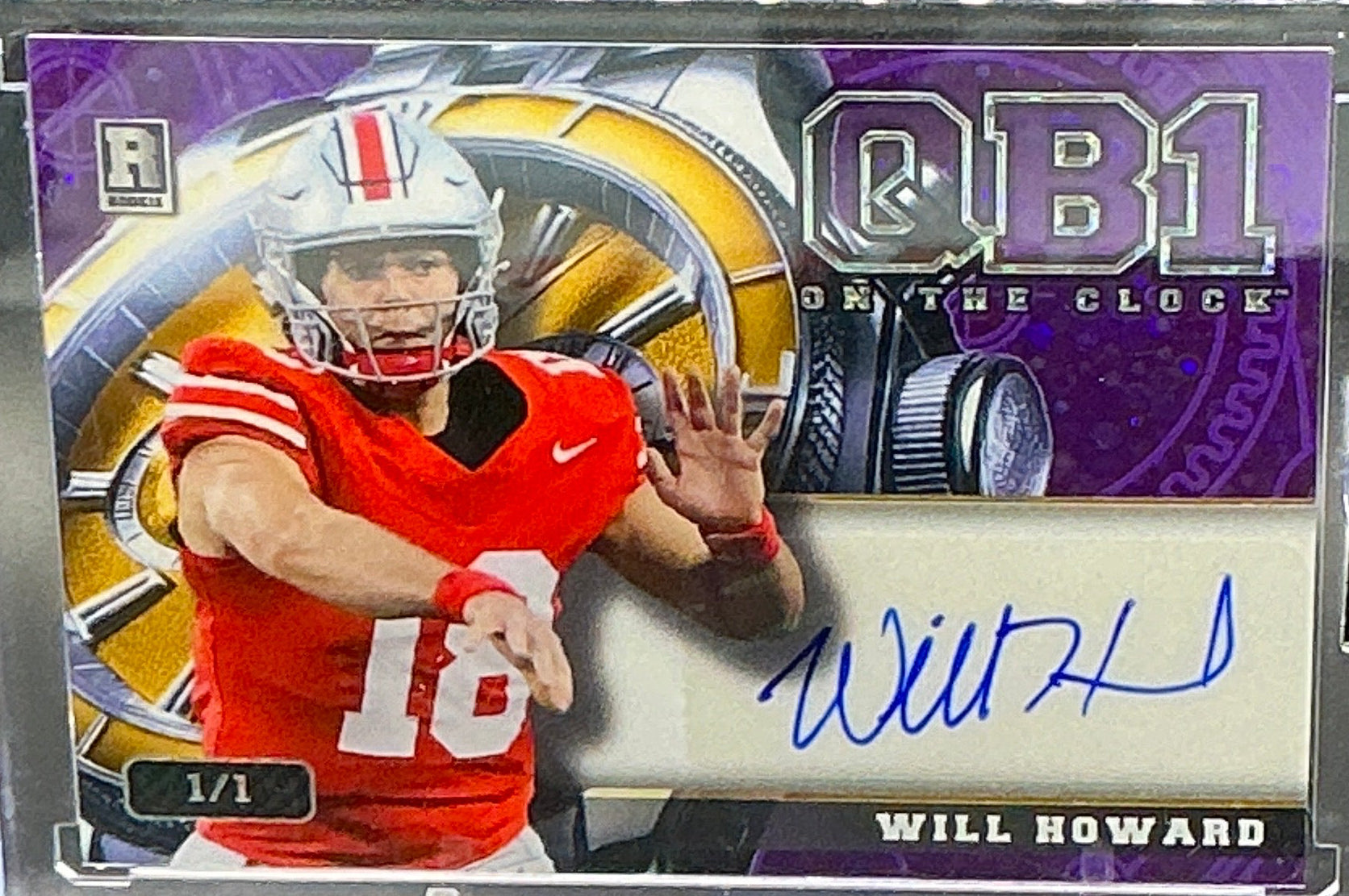 2024 Wild Card Will Howard Rookie 1/1 Auto