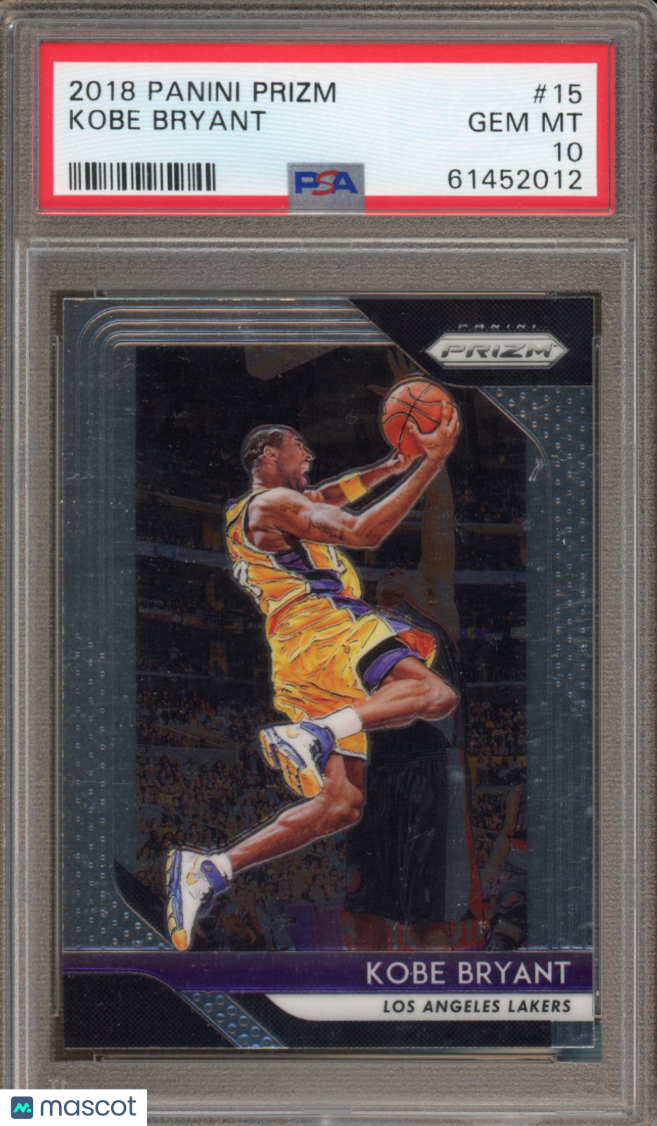 2018 Prizm Kobe Bryant PSA 10