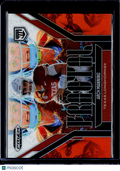 2025 Panini Prizm Black Arch Manning Fractal Orange 37/49