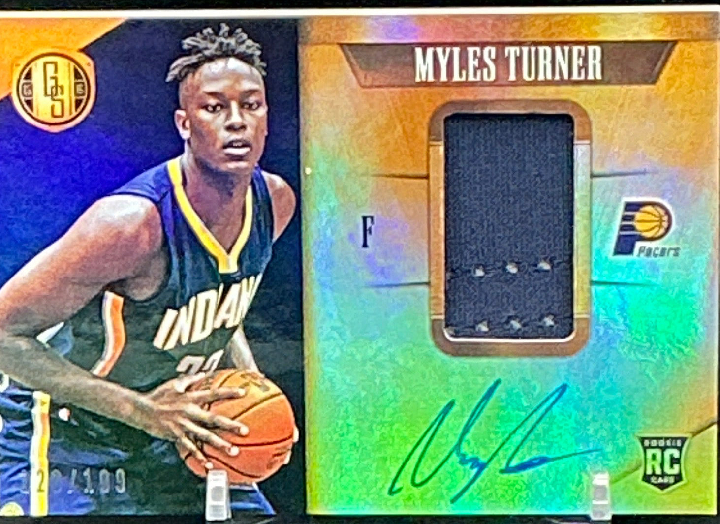 2015-2016 Panini America Myles Turner RPA 120/199