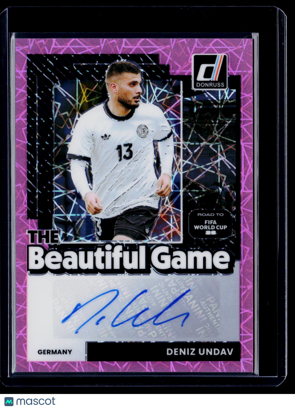 2025-26 Donruss Road To The World Cup Deniz Undav Pink Velocity Auto