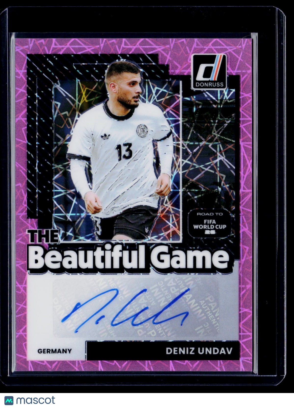 2025-26 Donruss Road To The World Cup Deniz Undav Pink Velocity Auto