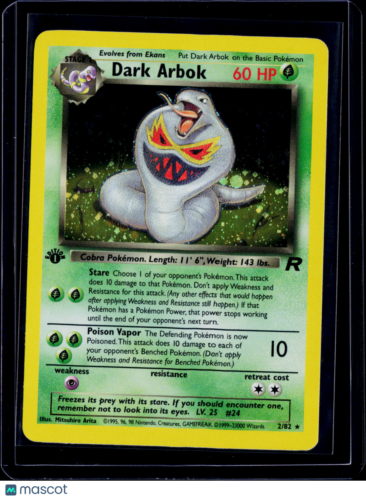 Dark Arbok 2/82