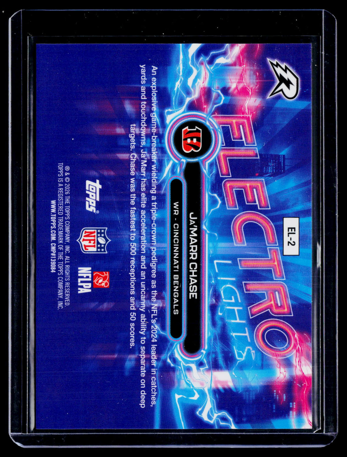 2025 Topps Resurgence Ja'Marr Chase Electro Lights Case Hit