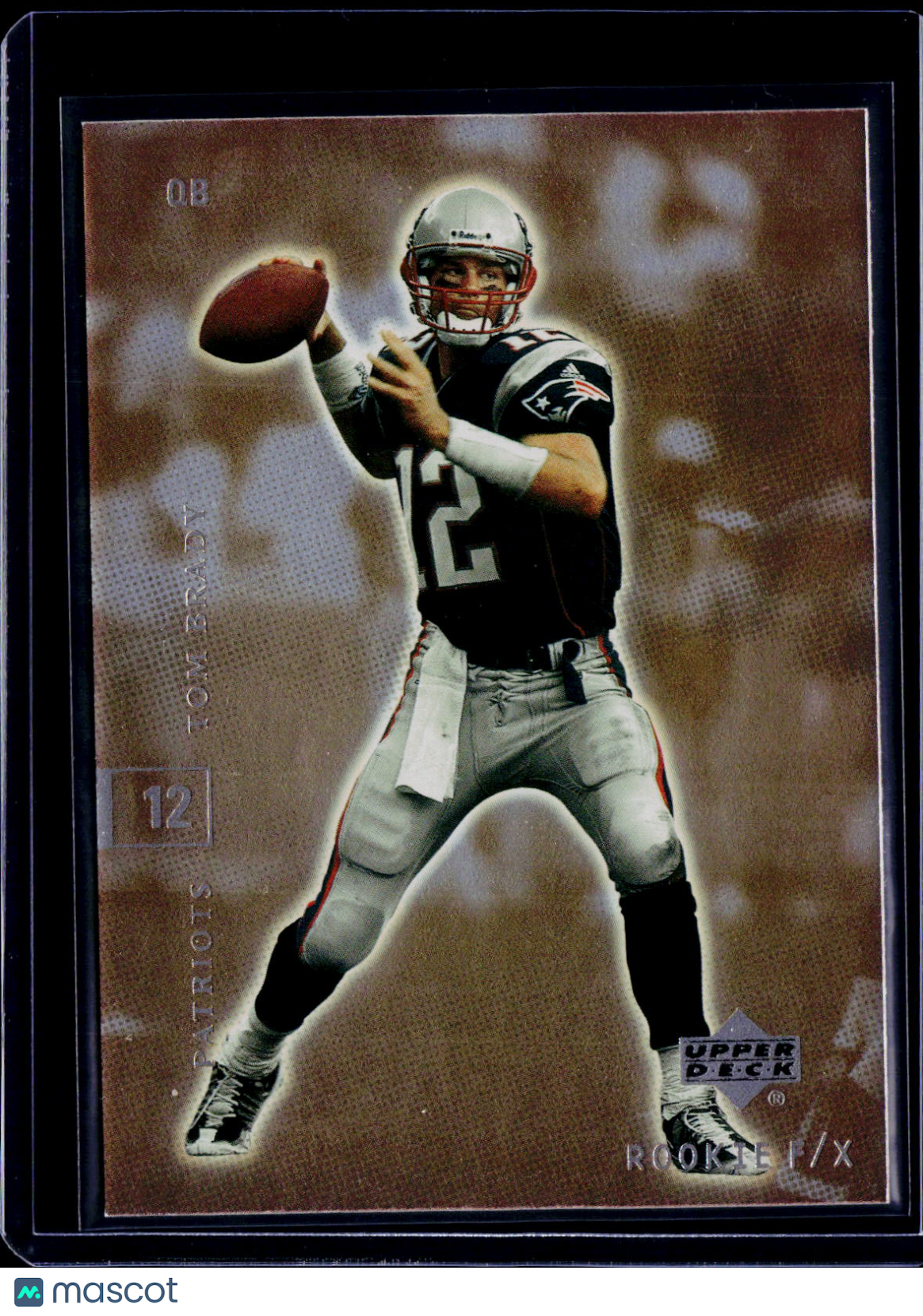 2001 Upper Deck Rookie F/X Tom Brady