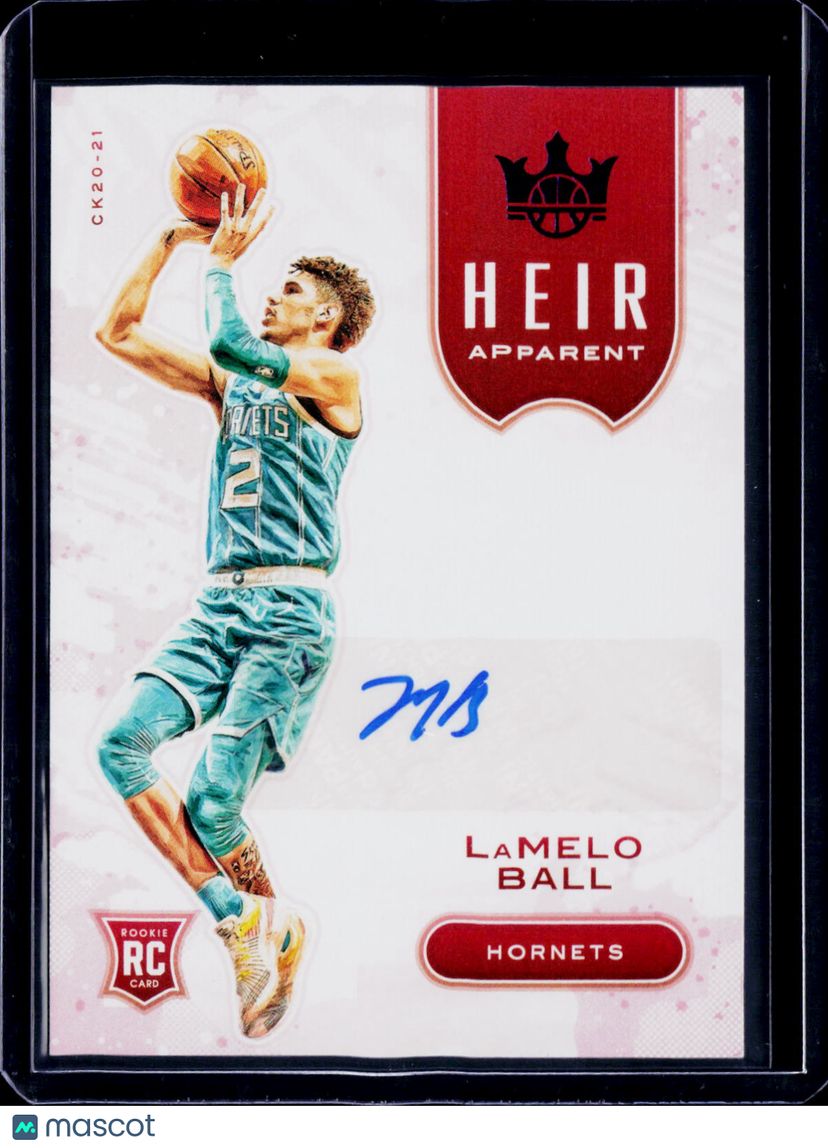 2020-21 Court Kings LaMelo Ball Heir Apparent Auto 20/25 RC