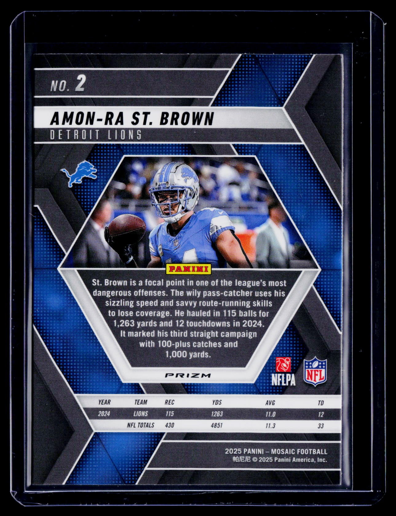 2025 Mosaic Amon-Ra St. Brown Genesis Case Hit