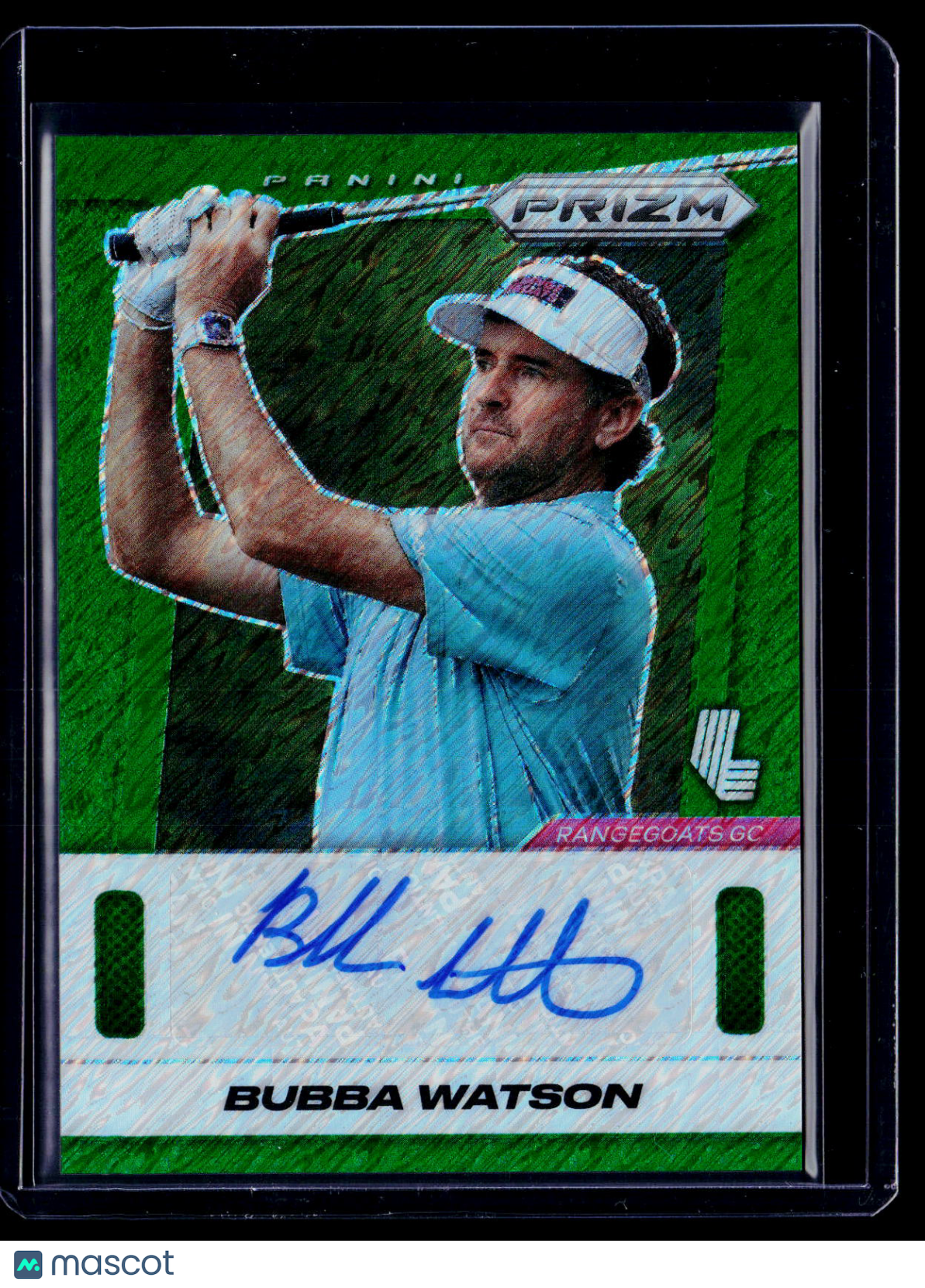 2025 Prizm LIV Bubba Watson Green Shimmer FOTL Auto 10/17