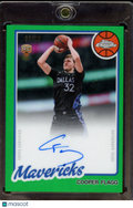 2025-26 Topps Chrome Update Cooper Flagg 1980-81 Rookie Green Refractor Auto 99/99 RC