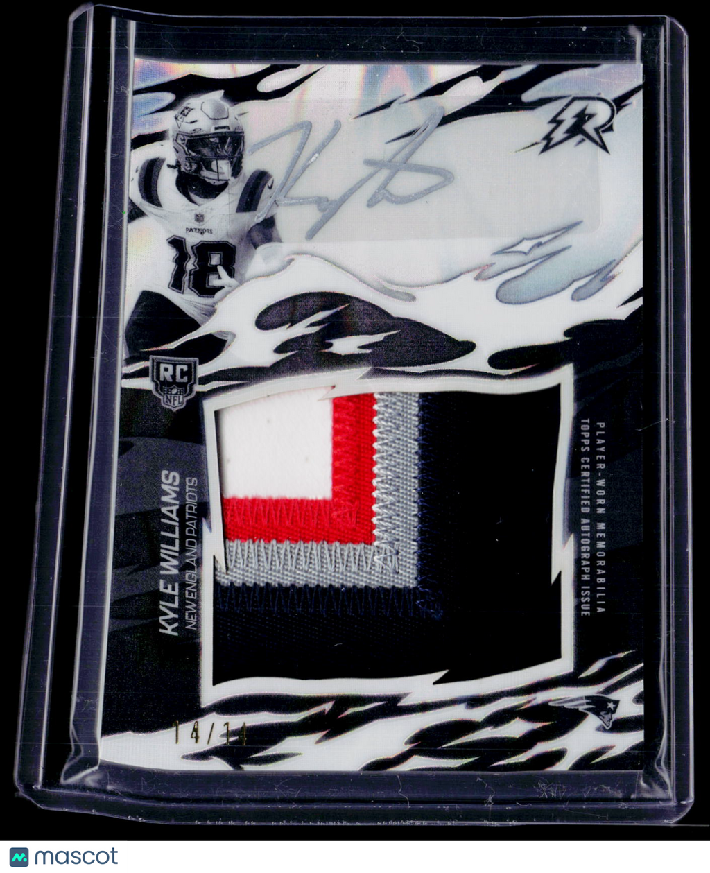 2025 Topps Resurgence Kyle Williams Rookie Patch Auto RPA 14/14 RC