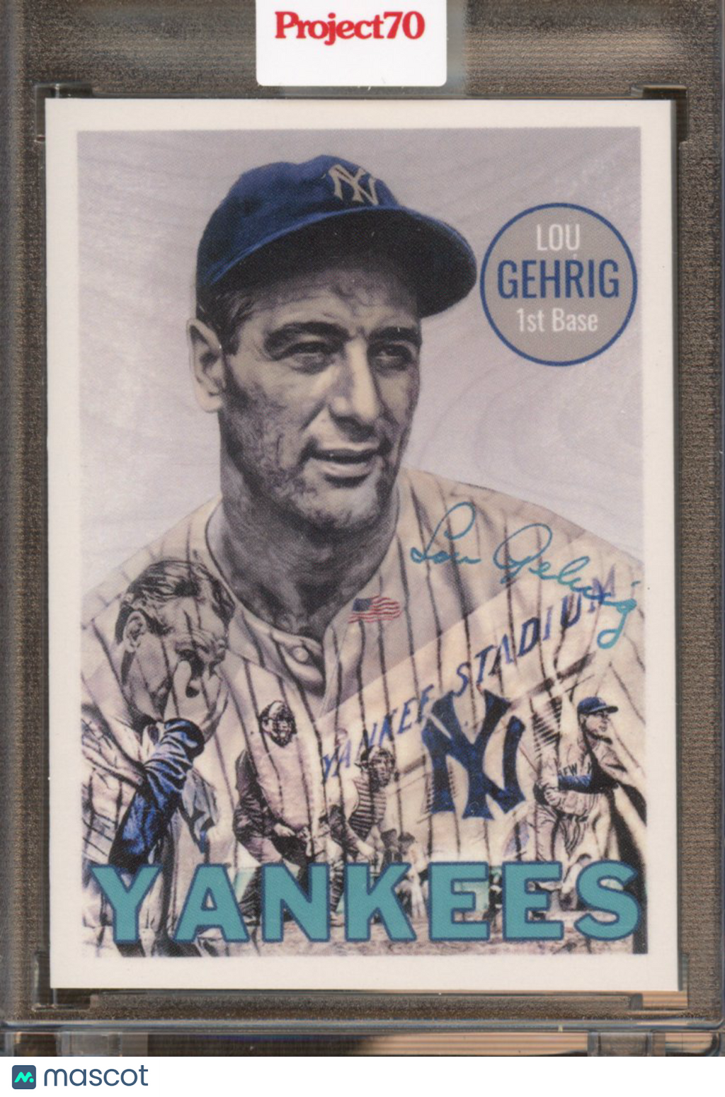 2021 Topps Project 70 Lou Gehrig Lauren Taylor 70