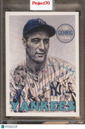 2021 Topps Project 70 Lou Gehrig Lauren Taylor 70