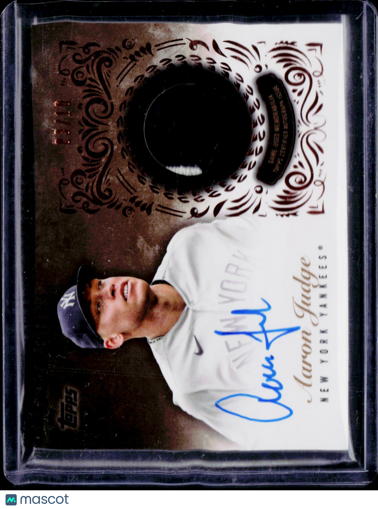 2022 Topps Aaron Judge Reverence Patch Auto 3/10
