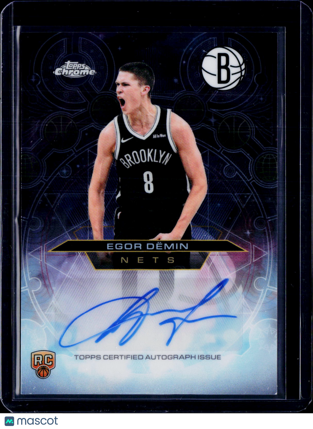 2025-26 Topps Chrome Update Egor Demin Chromographs Rookie Auto