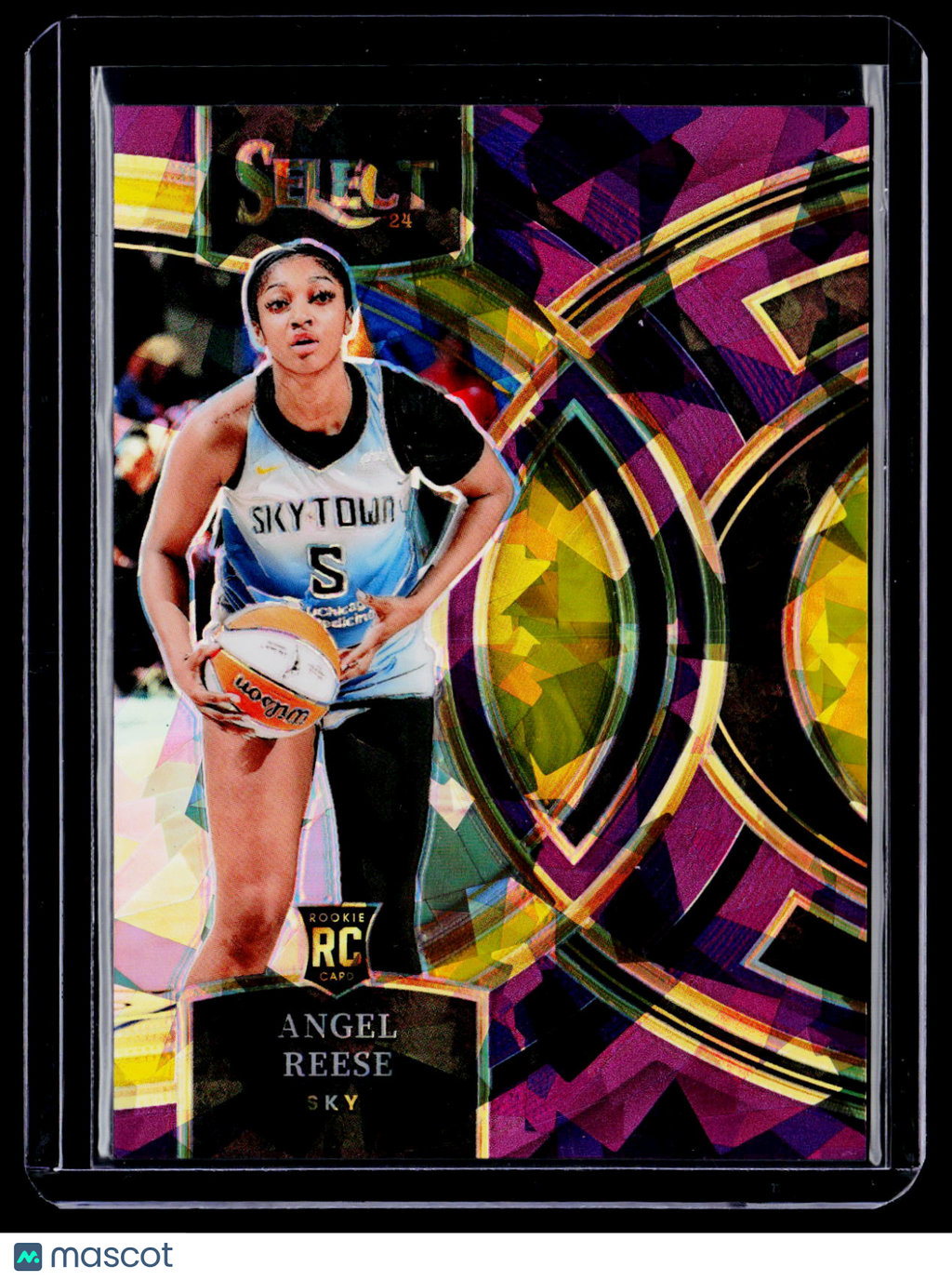2024 Panini Select WNBA Angel Reese Rookie Purple Ice 147/149 RC