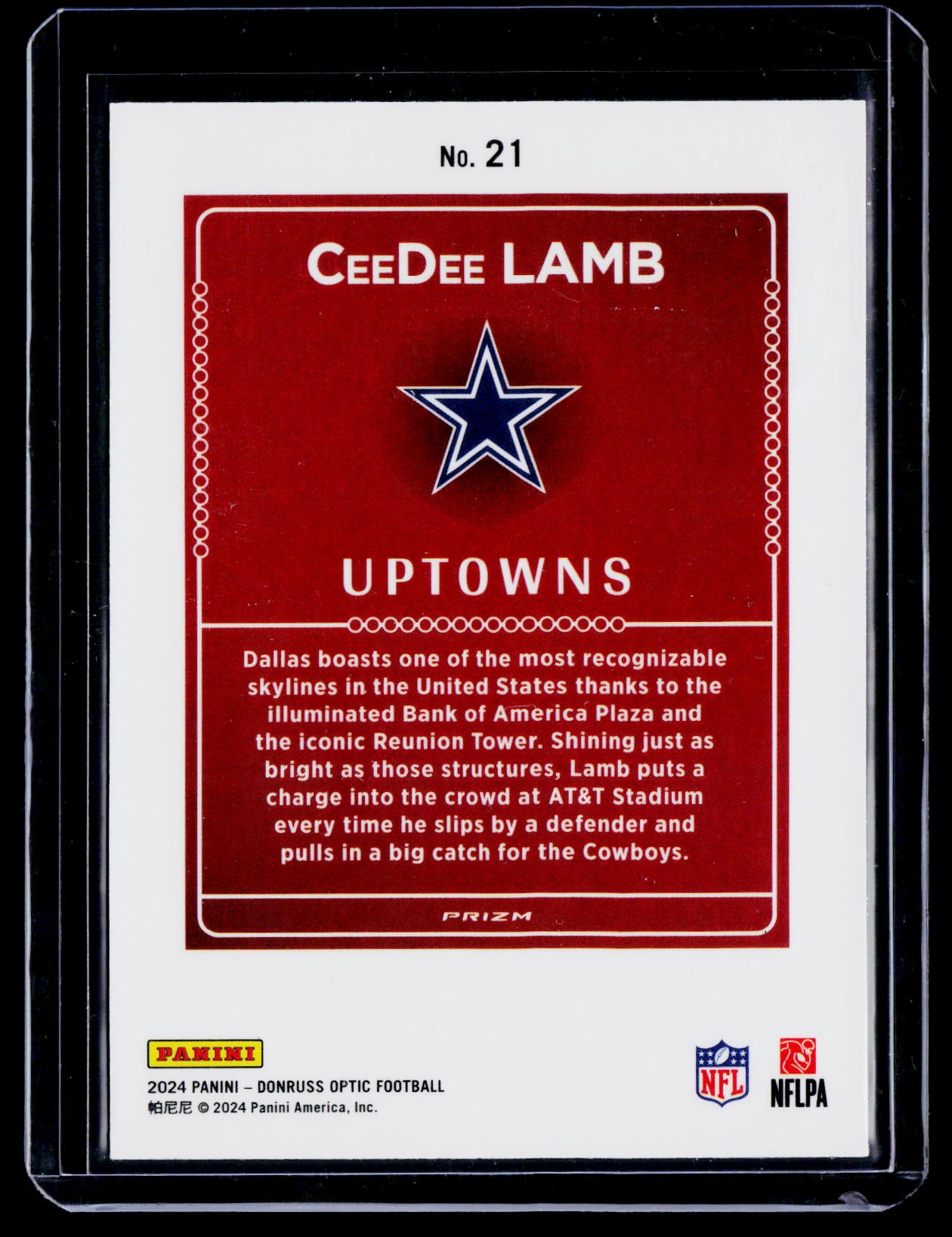 2024 Donruss Optic CeeDee Lamb Uptown