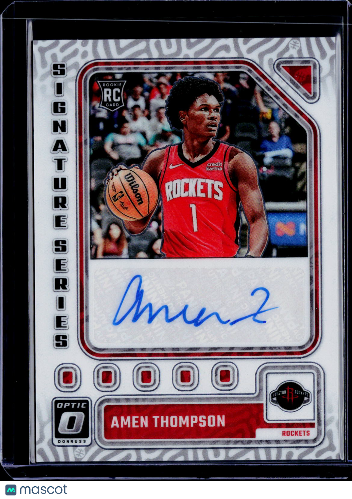 2023-24 Panini Donruss Optic Amen Thompson Signature Series Rookie Auto RC