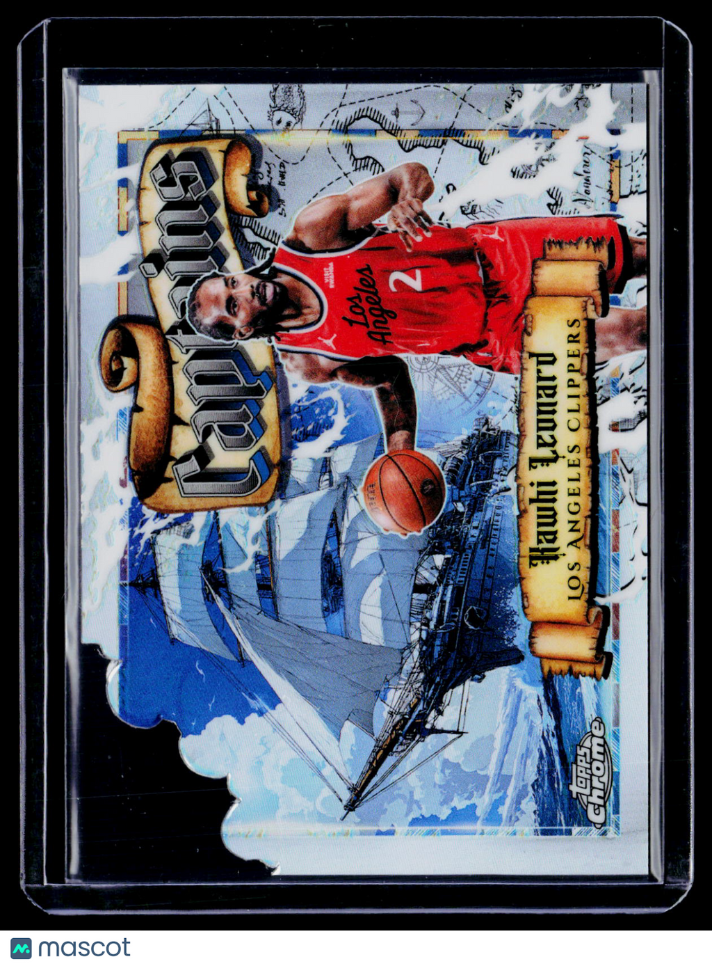 2025 Topps Chrome Update Kawhi Leonard Captains