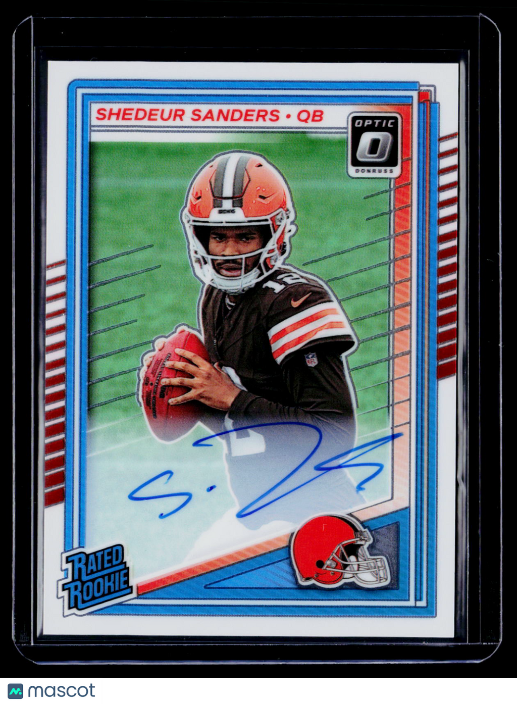 2025 Donruss Optic Shedeur Sanders Rookie Auto 219/350 RC
