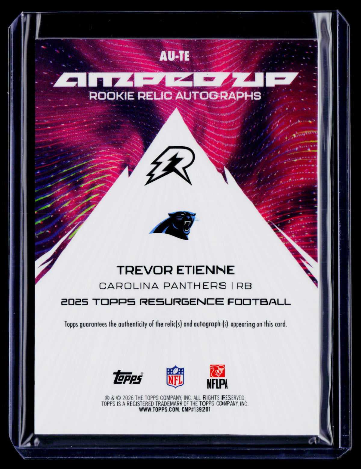 2025 Topps Resurgence Trevor Etienne Rookie Patch Auto RPA 64/149