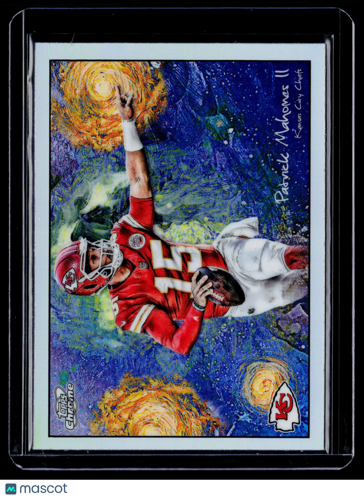 2025 Topps Chrome Cosmic Patrick Mahomes II Stars in the Night
