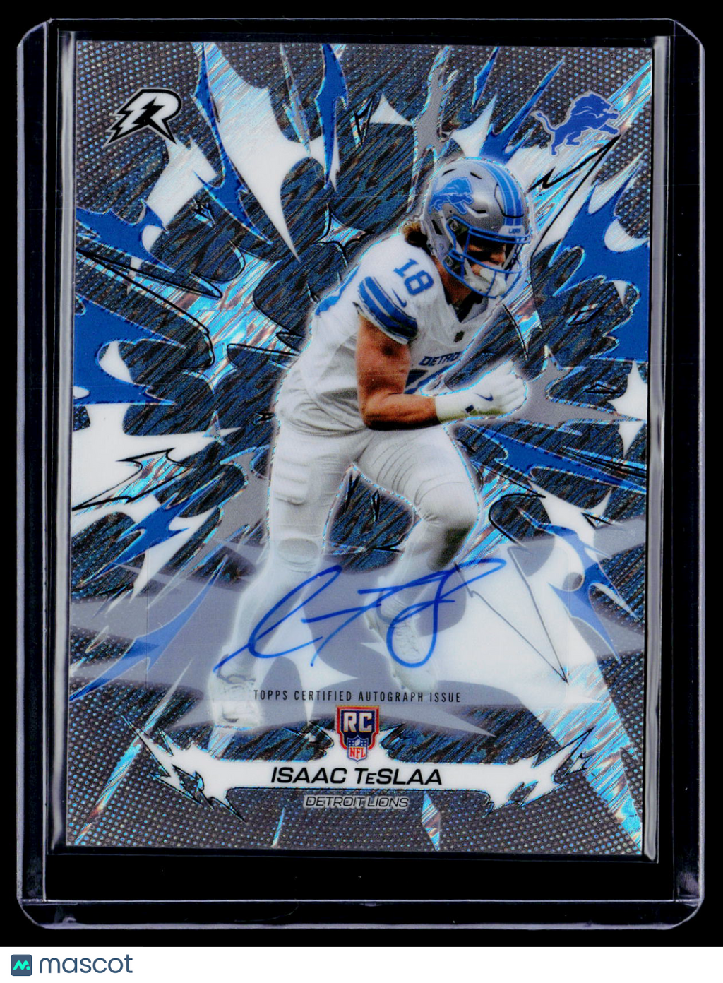 2025 Topps Resurgence Isaac TeSlaa Rookie Silver Static Auto RC