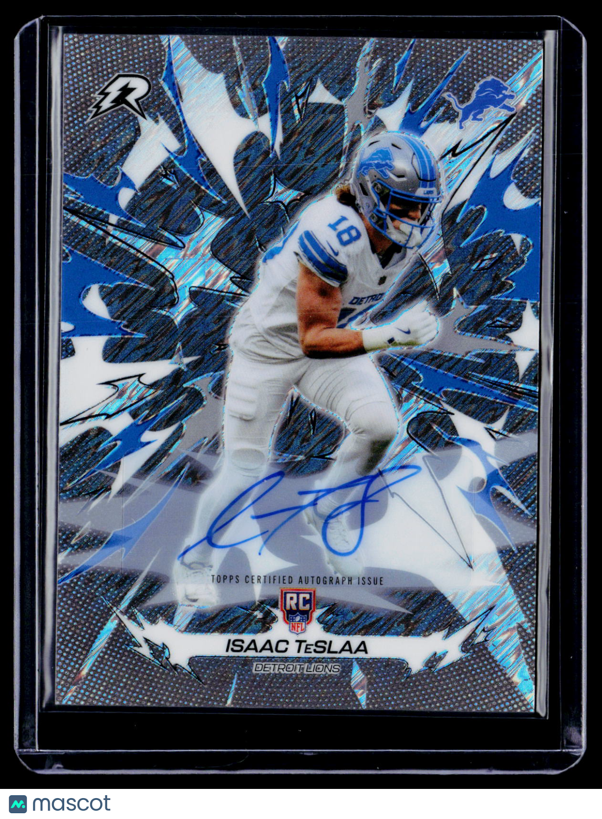 2025 Topps Resurgence Isaac TeSlaa Rookie Silver Static Auto RC