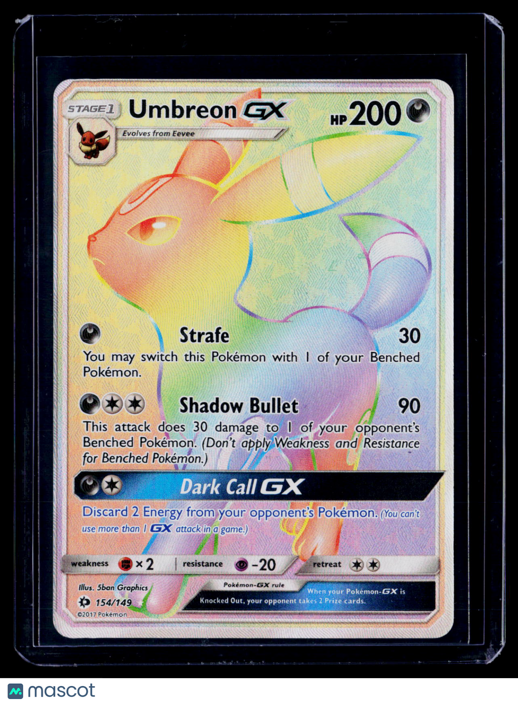 Pokemon Umbreon GX